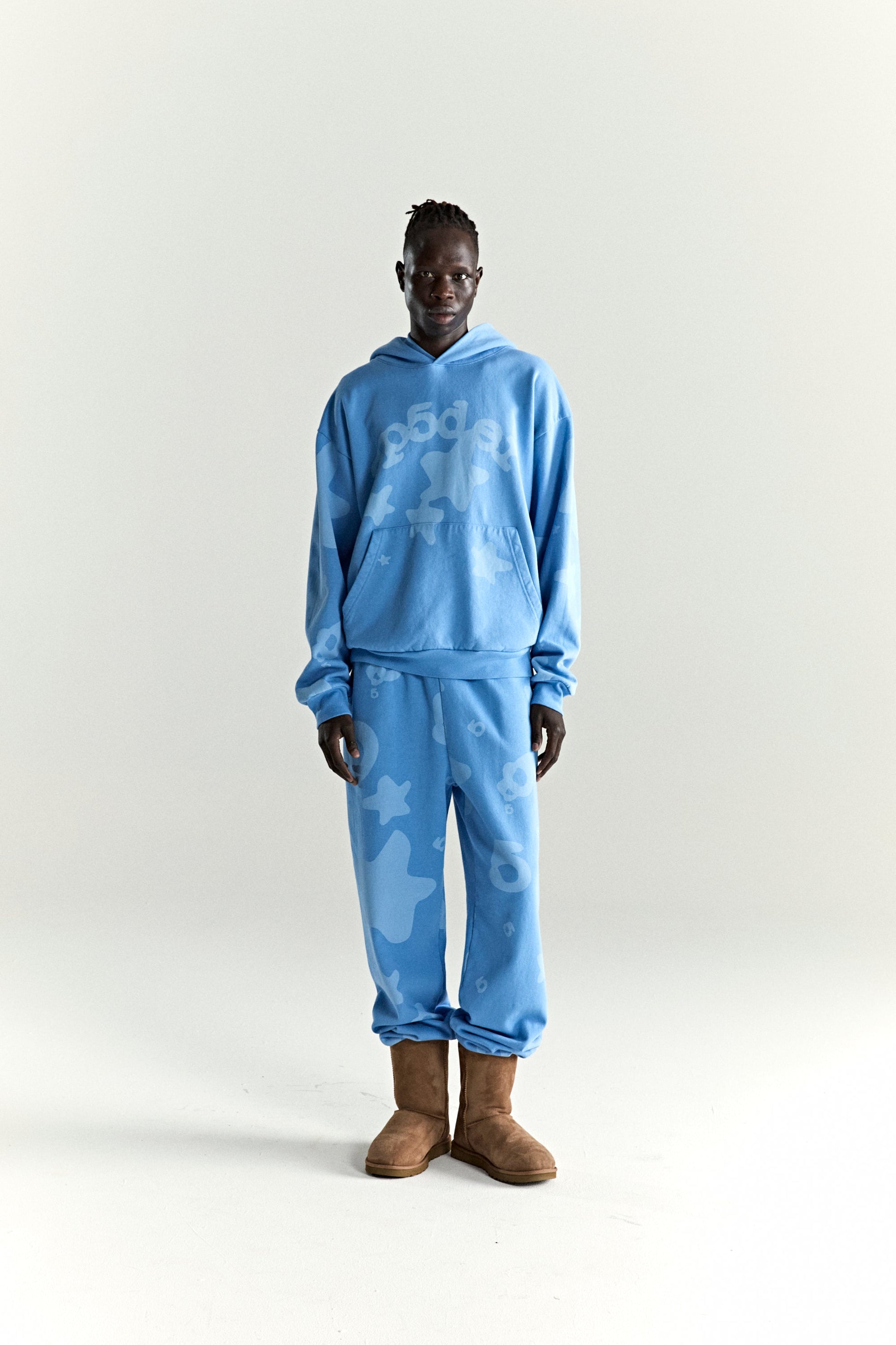 SP5DER Beluga V2 Hoodie – Blue - Detail View 4