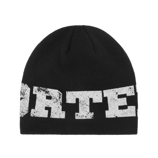 Corteiz Star Skully Beanie - Black