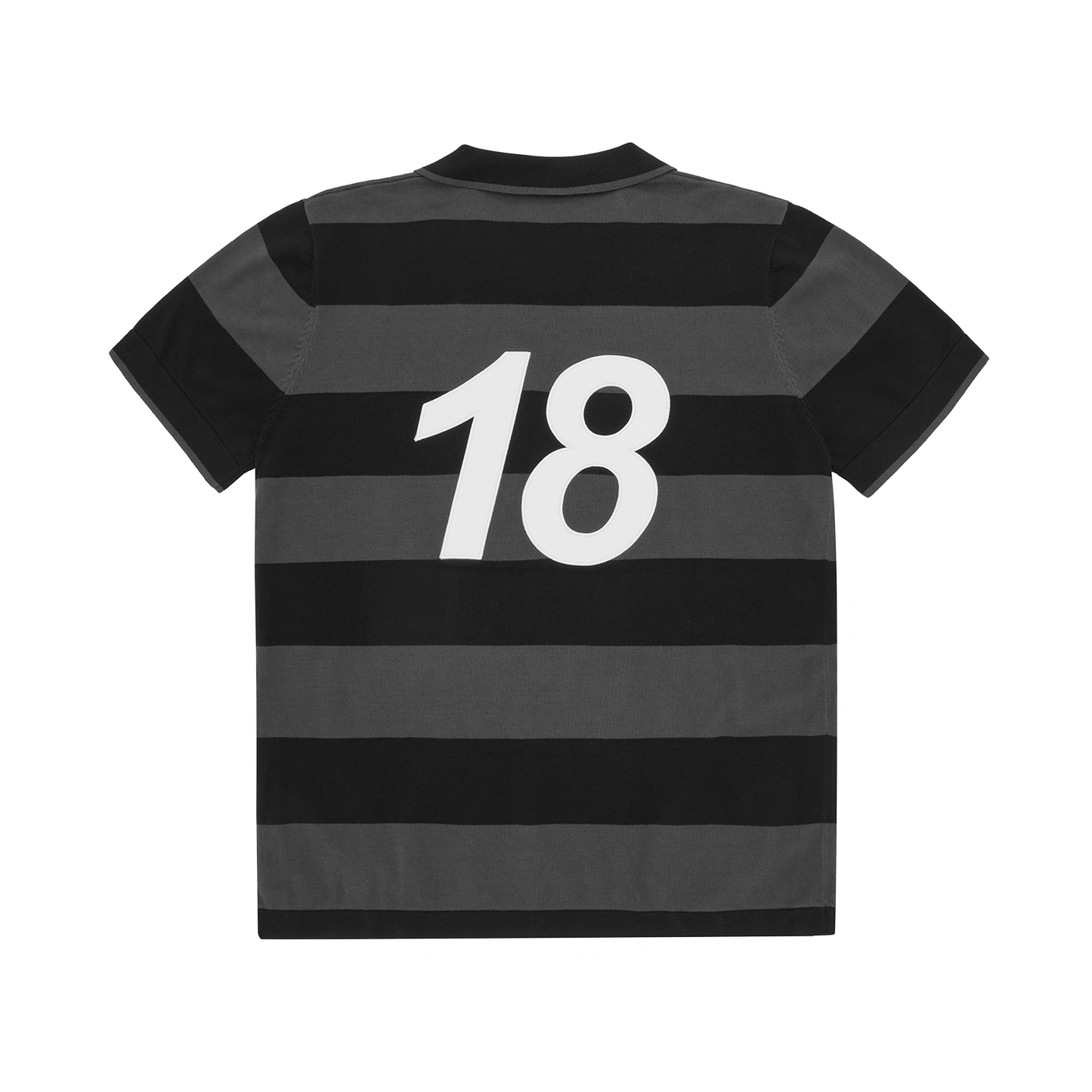 Corteiz Striped Knit Jersey - Black