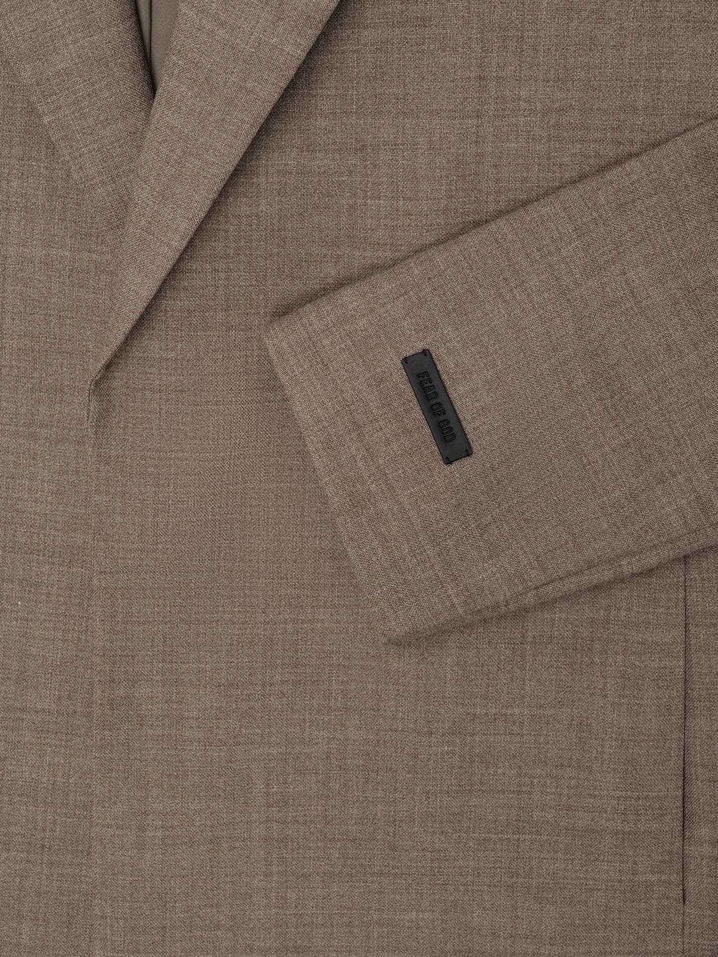 Fear of God Single-Breasted Wool Blazer – Dune Pearl, Men's Tailored Jacket