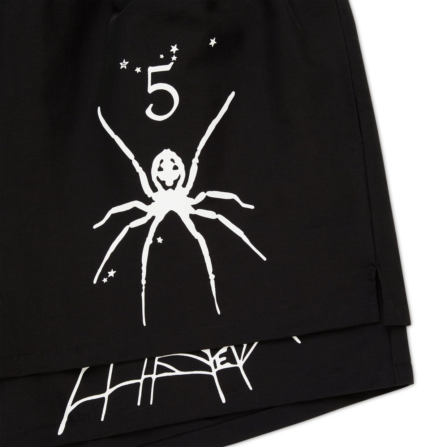 SP5DER VAA Double Layer Short in Black
