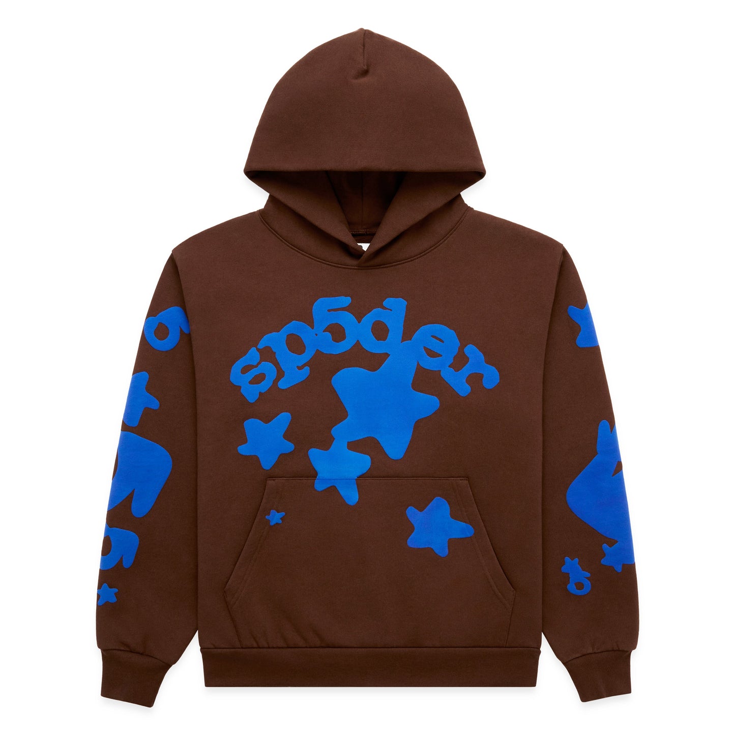 SP5DER Beluga Hoodie – Brown - Front View