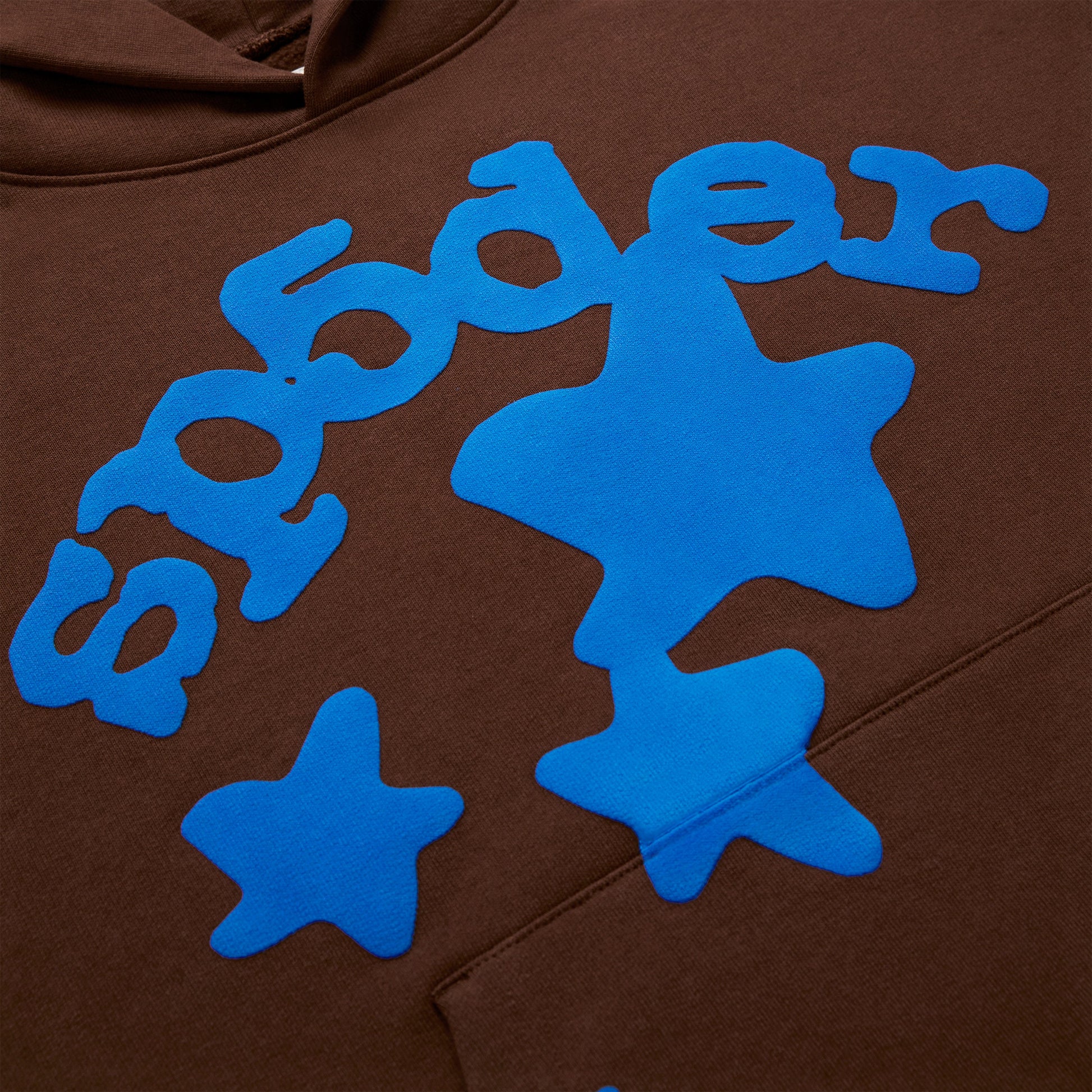 SP5DER Beluga Hoodie – Brown - Detail View 1