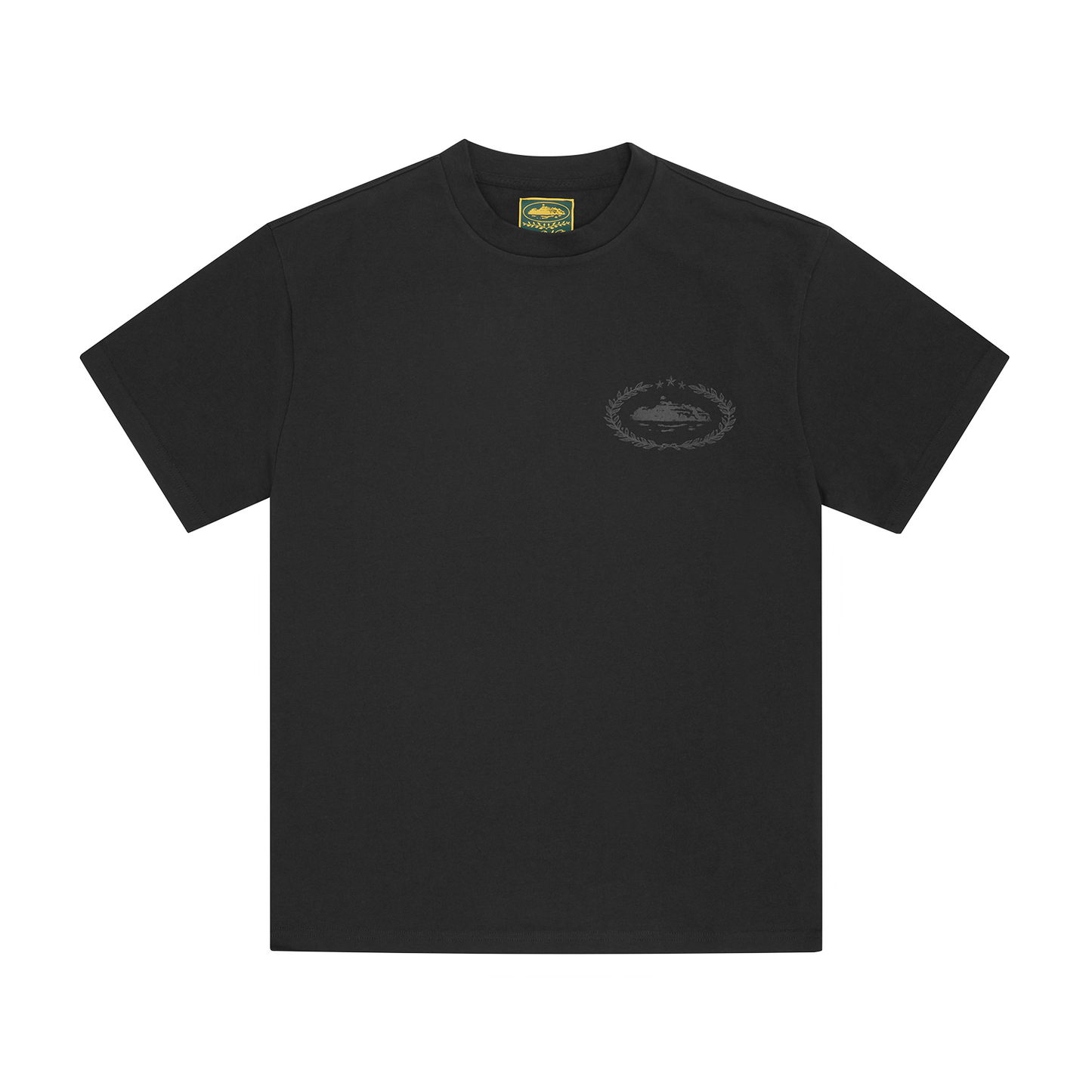 Corteiz Royale Heavyweight Tee - Black/Black