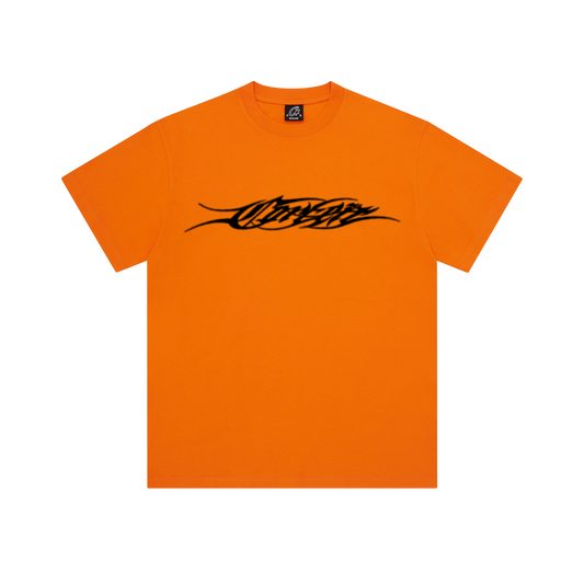 Corteiz Tribal Graphic Tee - Orange