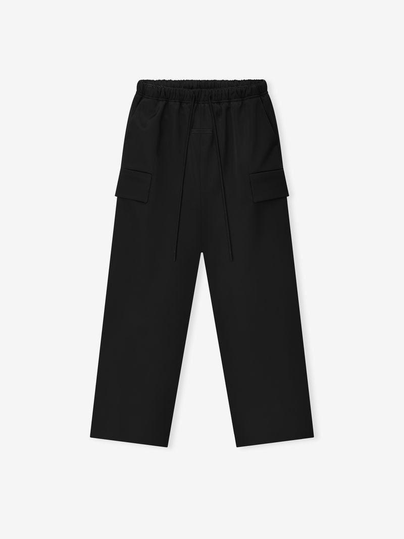 Men's Black Bonded Satin Field Pant