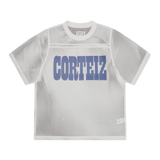 Corteiz Western Open Mesh Jersey - White