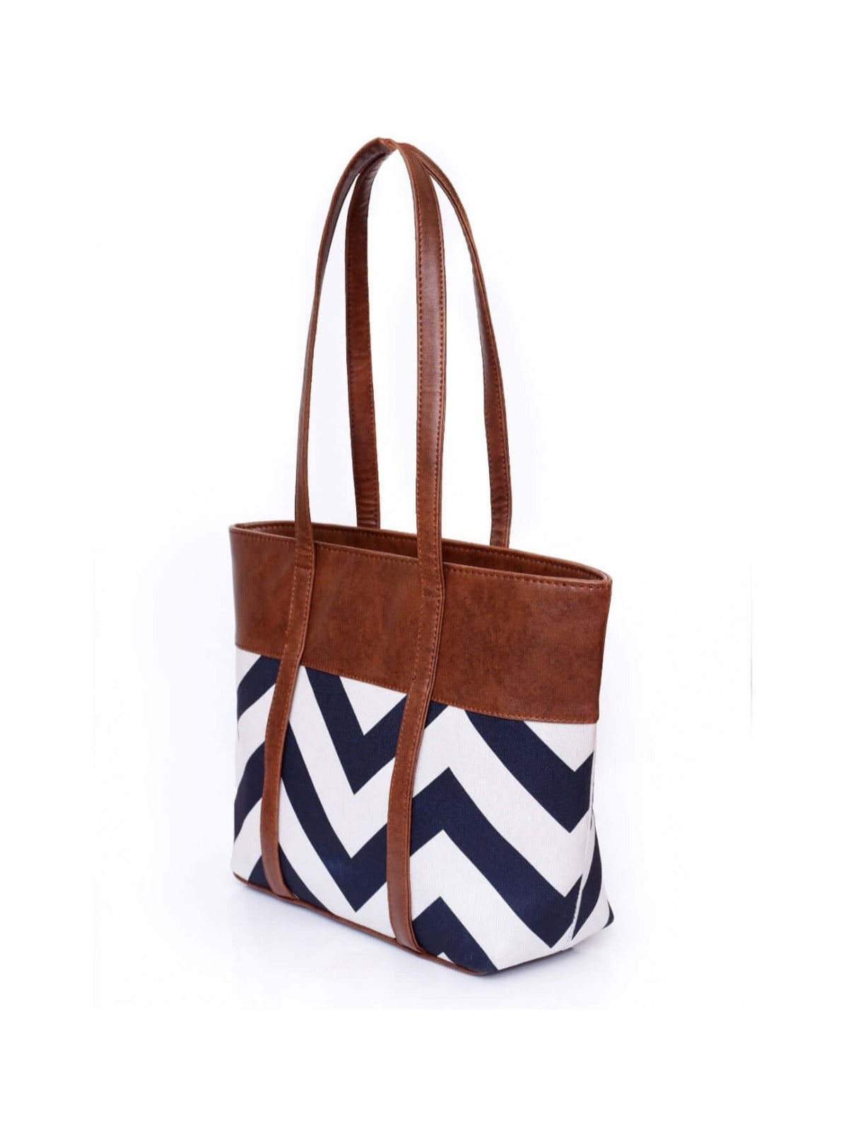 Bag It Canberra Tote and Shoulder Bag – Brown and Black Vegan Leather