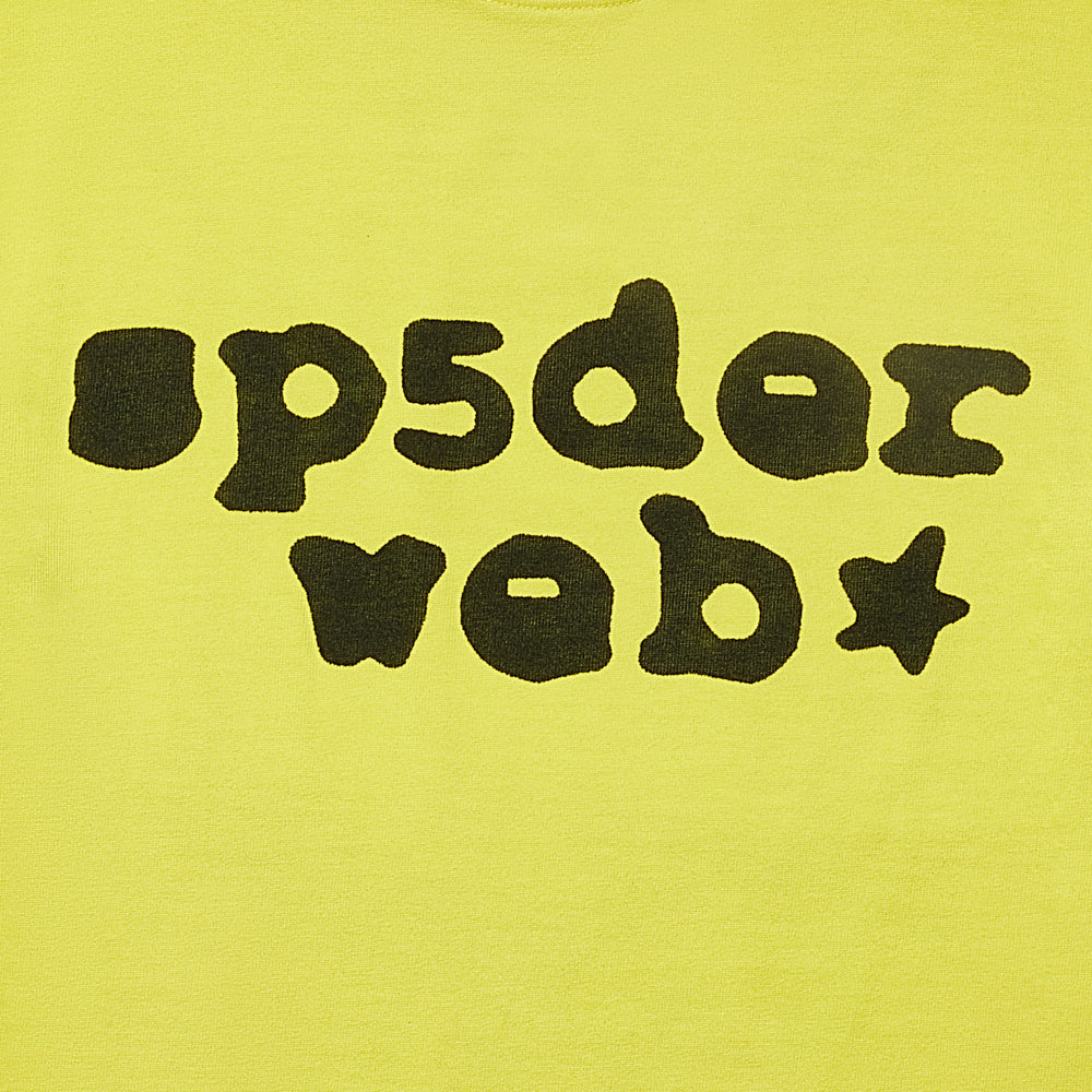 Yellow/black Sp5der Web Tee
