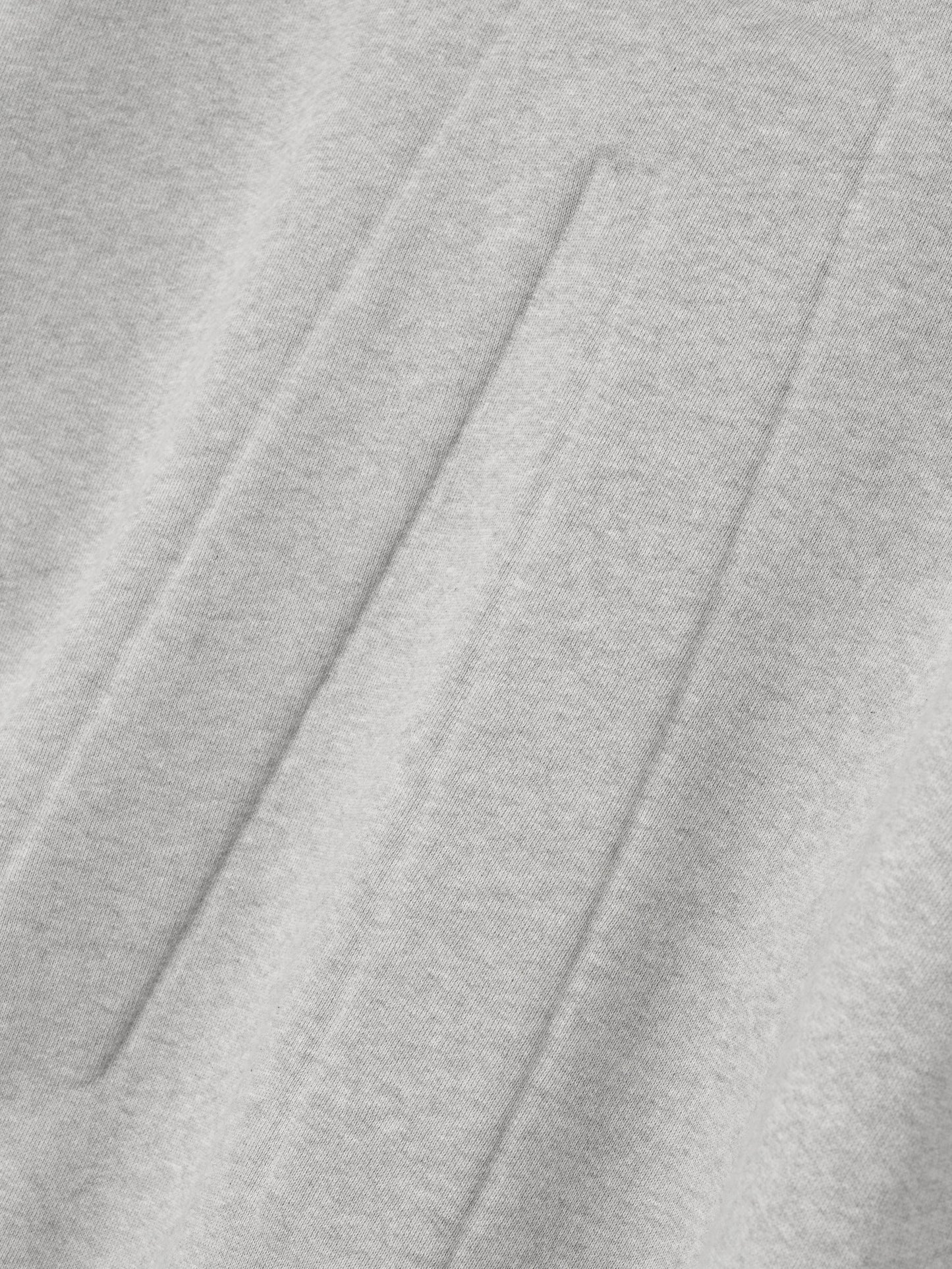 Fear of God Athletics Full-Zip Hoodie – Melange Grey, Men's Cotton Blend Fleece