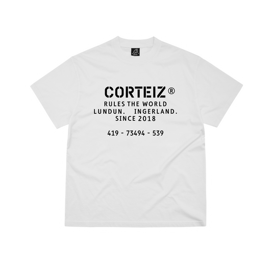 Corteiz OG Stencil Graphic Tee - White