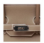 Hermes Birkin 35 Etoupe Togo Leather Palladium Hardware