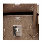 Hermes Birkin 35 Etoupe Togo Leather Palladium Hardware