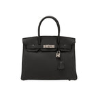 Hermes Birkin 30 Black Togo Leather Palladium Hardware