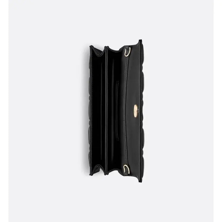 Back view of Dior Miss Dior Top Handle Bag 24cm in Black Lambskin