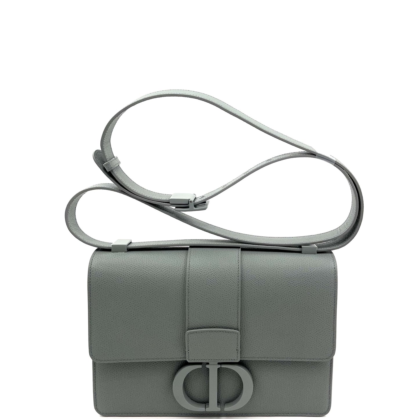 Front view of the Christian Dior 30 Montaigne Ultramatte bag