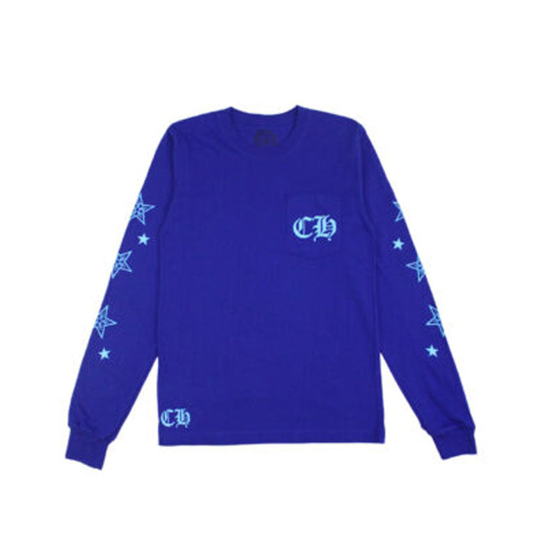 Chrome Hearts Blue Lapis Star Long Sleeve - back view