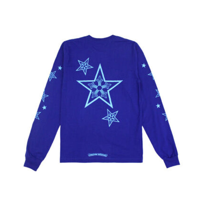 Chrome Hearts Blue Lapis Star Long Sleeve - front view