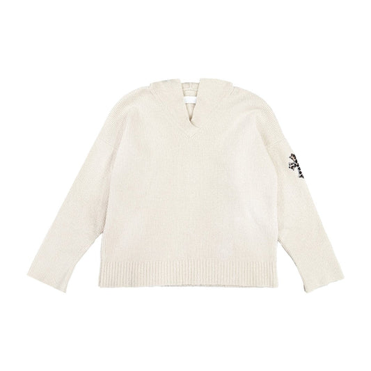 Chrome Hearts Leopard Cross Patch Cashmere Pullover Hoodie