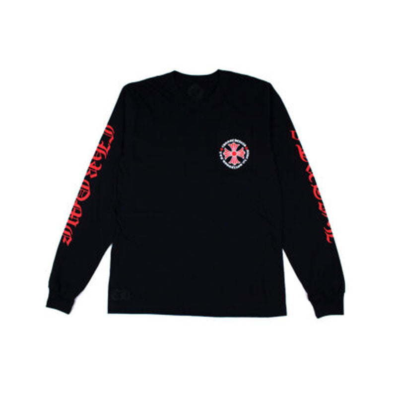 Chrome-Hearts Made In Hollywood Plus Cross LS T-Shirt – Black - back view