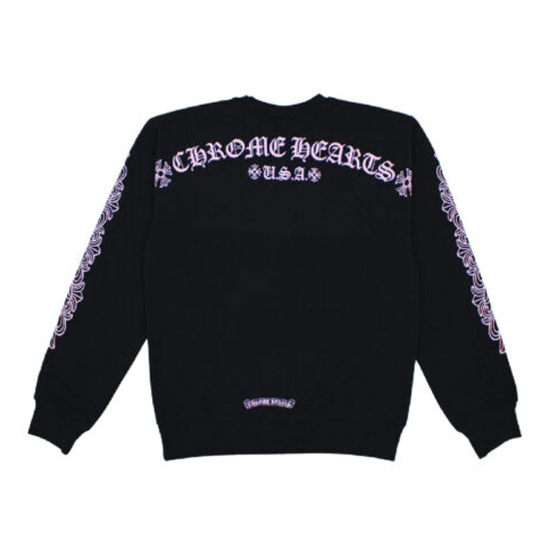 Chrome Hearts Matty Boy Shoulder Logo Crewneck - front view