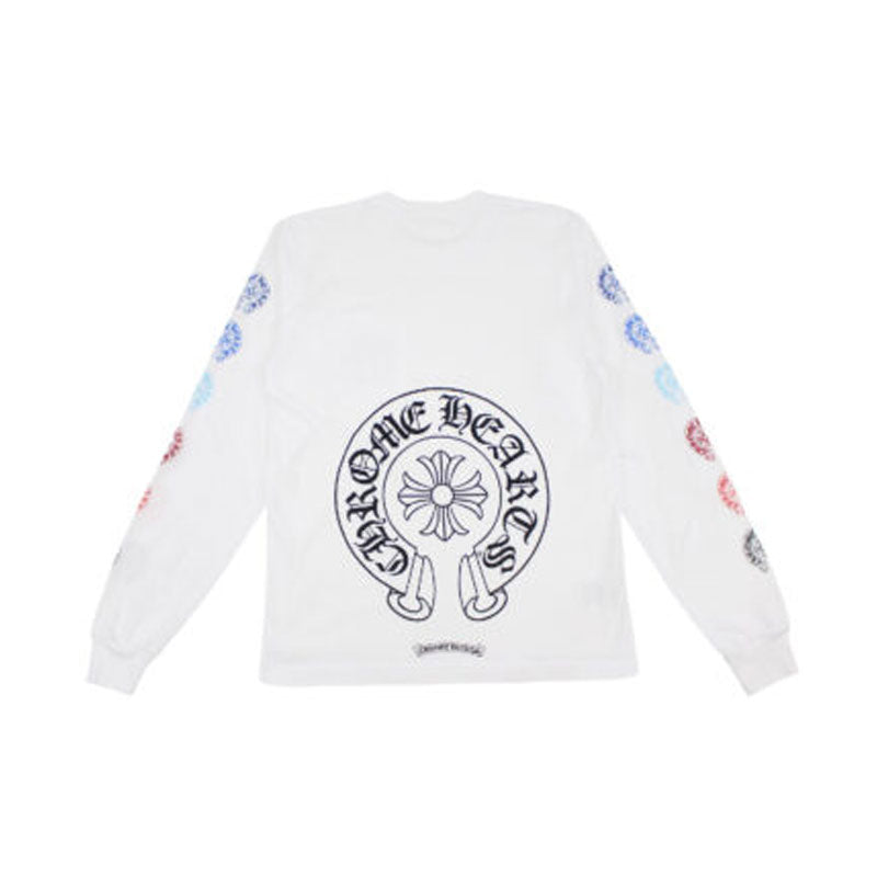 Chrome Hearts Multi Color Horse Shoe L/S T-shirt - front view