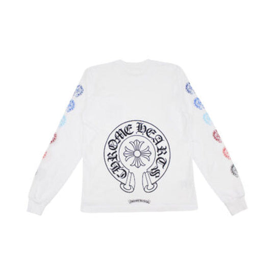 Chrome Hearts Multi Color Horse Shoe L/S T-shirt - front view