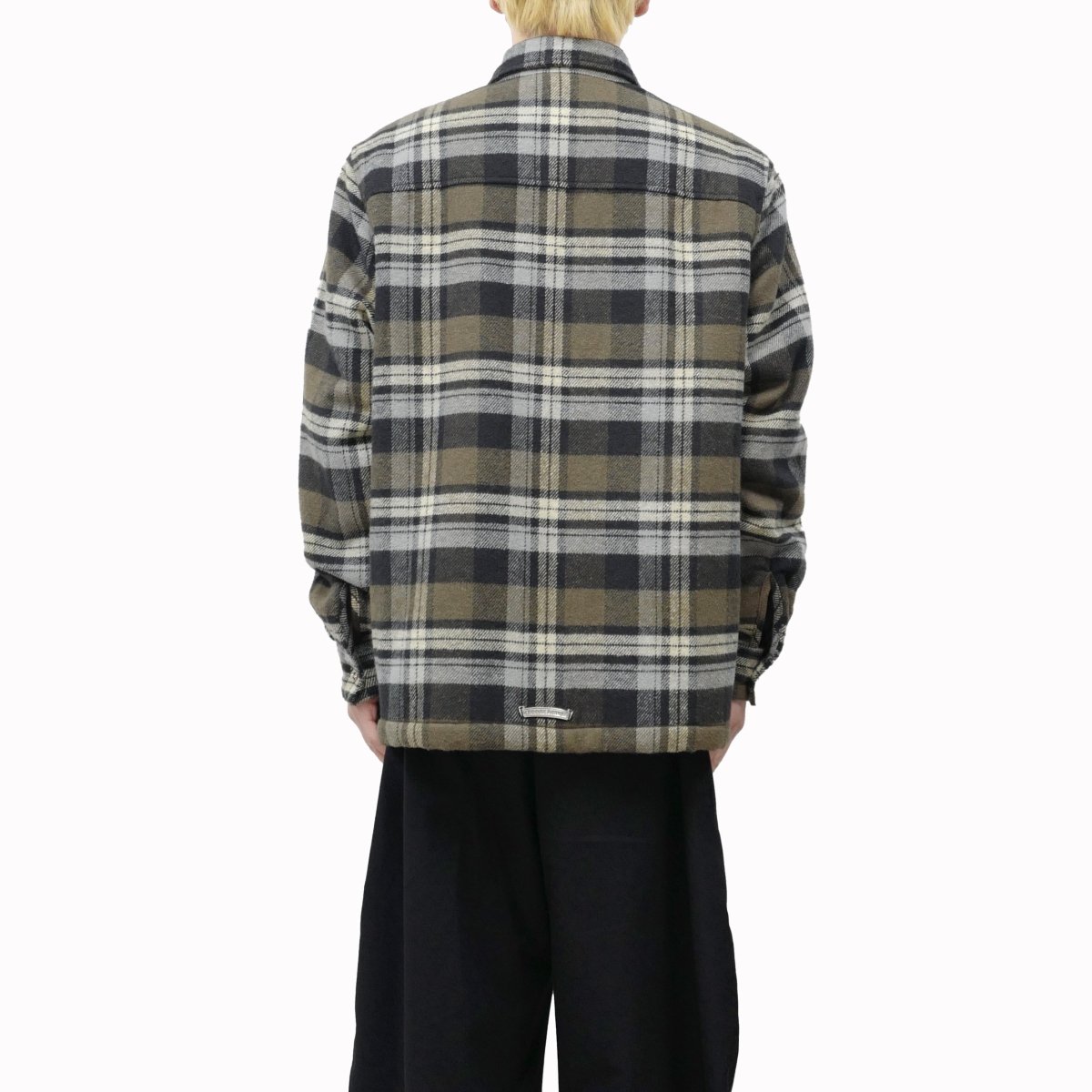 Chrome Hearts Plaid Work Dog Flannel Shirt Jacket
