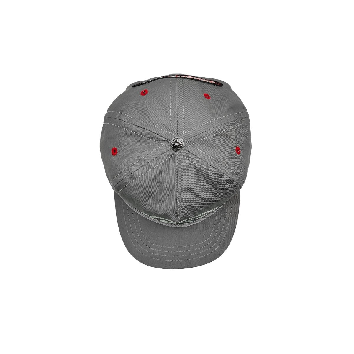 Chrome Hearts Triple Cross Embroidered Baseball Cap in Grey