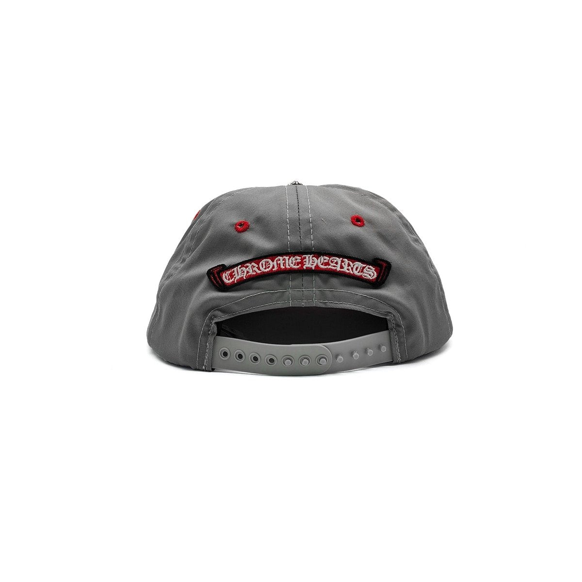 Chrome Hearts Triple Cross Embroidered Baseball Cap in Grey