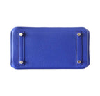 Hermes Birkin 25 Bleu Electric Togo Leather Palladium Hardware