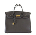 Hermes Birkin 40 Plomb Togo Leather Gold Hardware