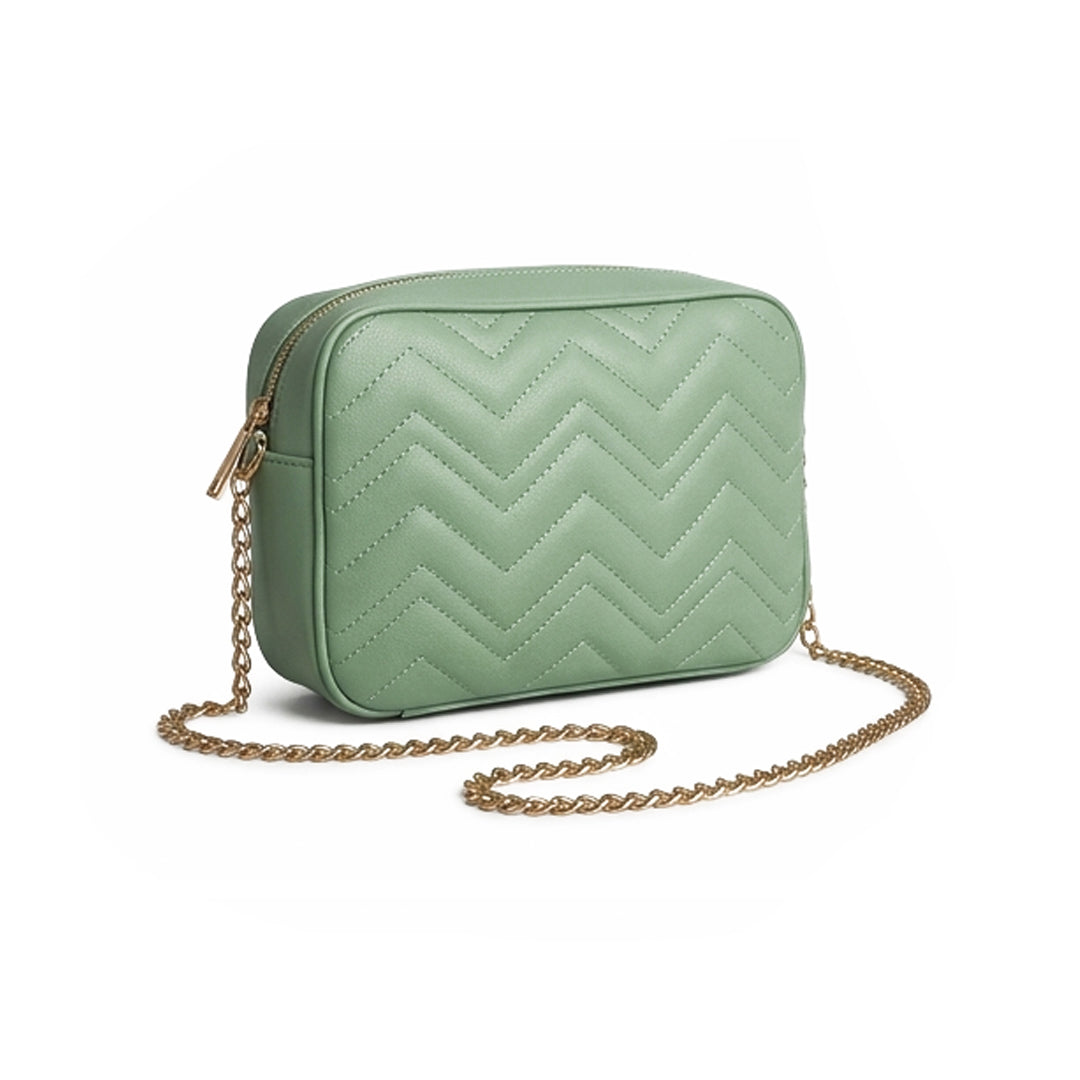 Bag It Aura Crossbody Bag - Green Vegan Leather