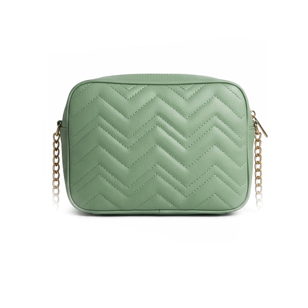 Bag It Aura Crossbody Bag - Green Vegan Leather