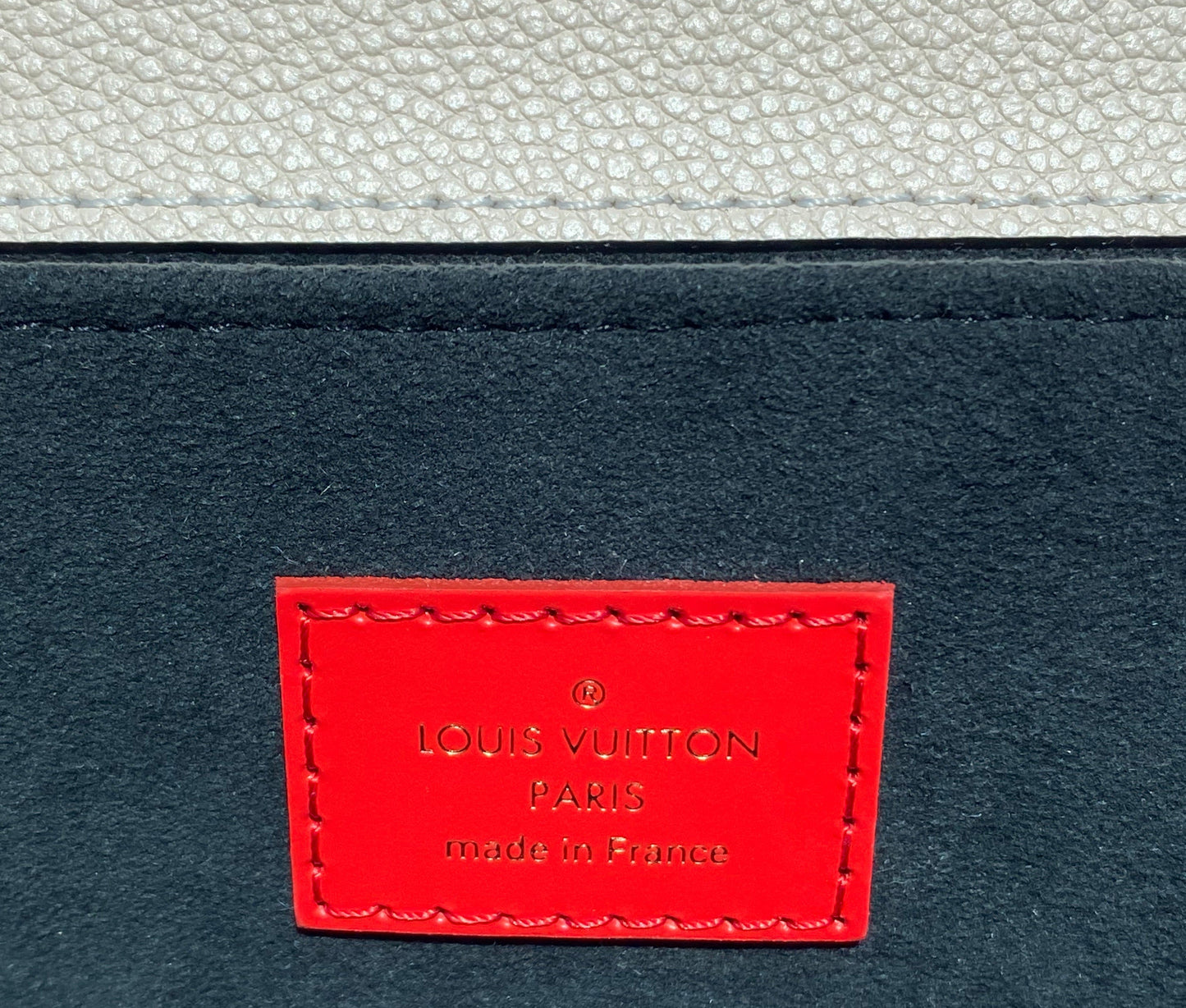 Louis Vuitton LV Crafty Pochette Metis Cream Embossed Leather M45384