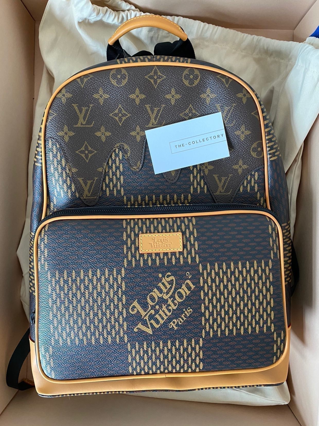 Louis Vuitton Campus Backpack N40380 Damier Ebene Canvas Backpack