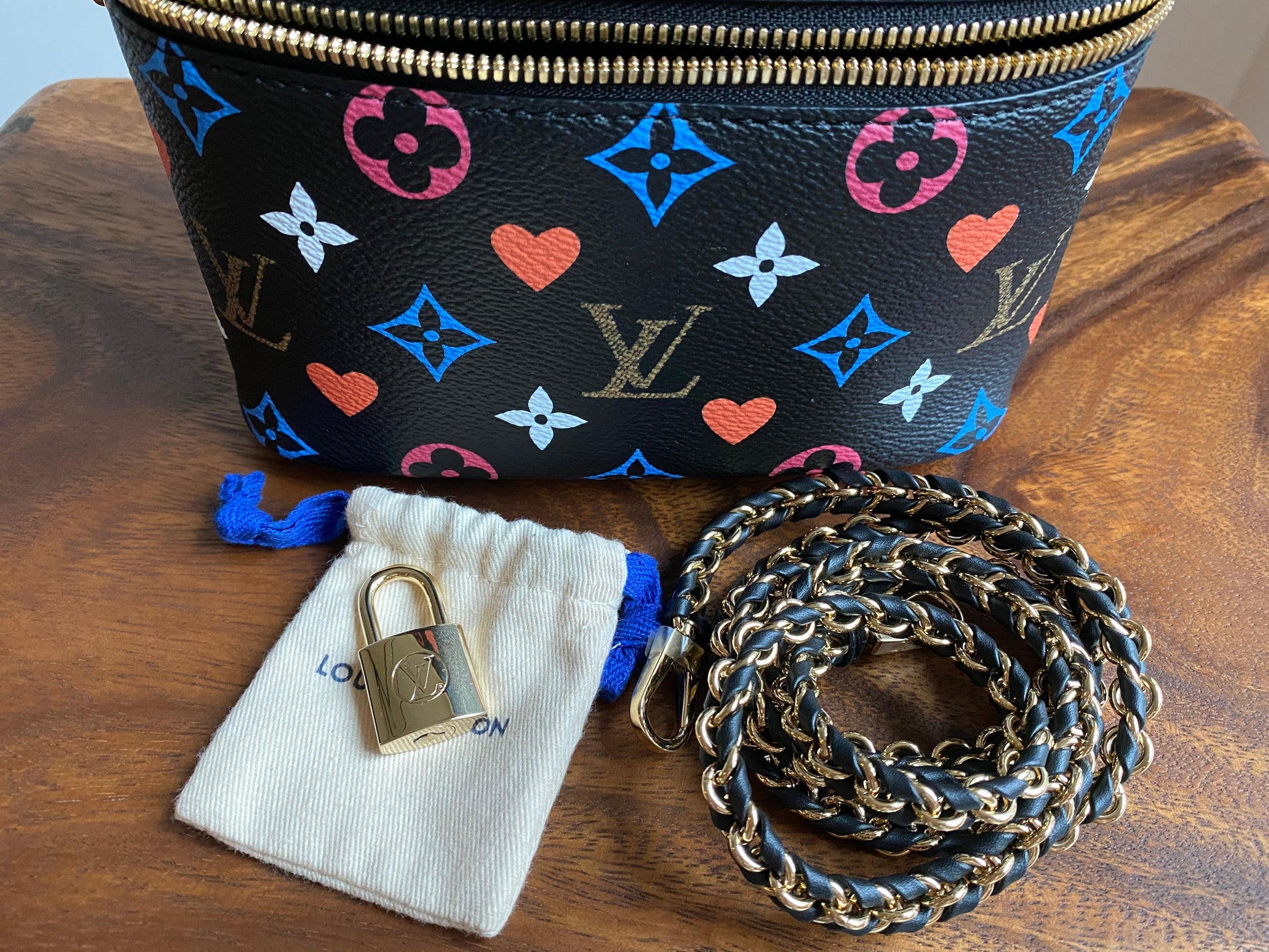 Louis Vuitton Game On Vanity PM Black Monogram Canvas M57482