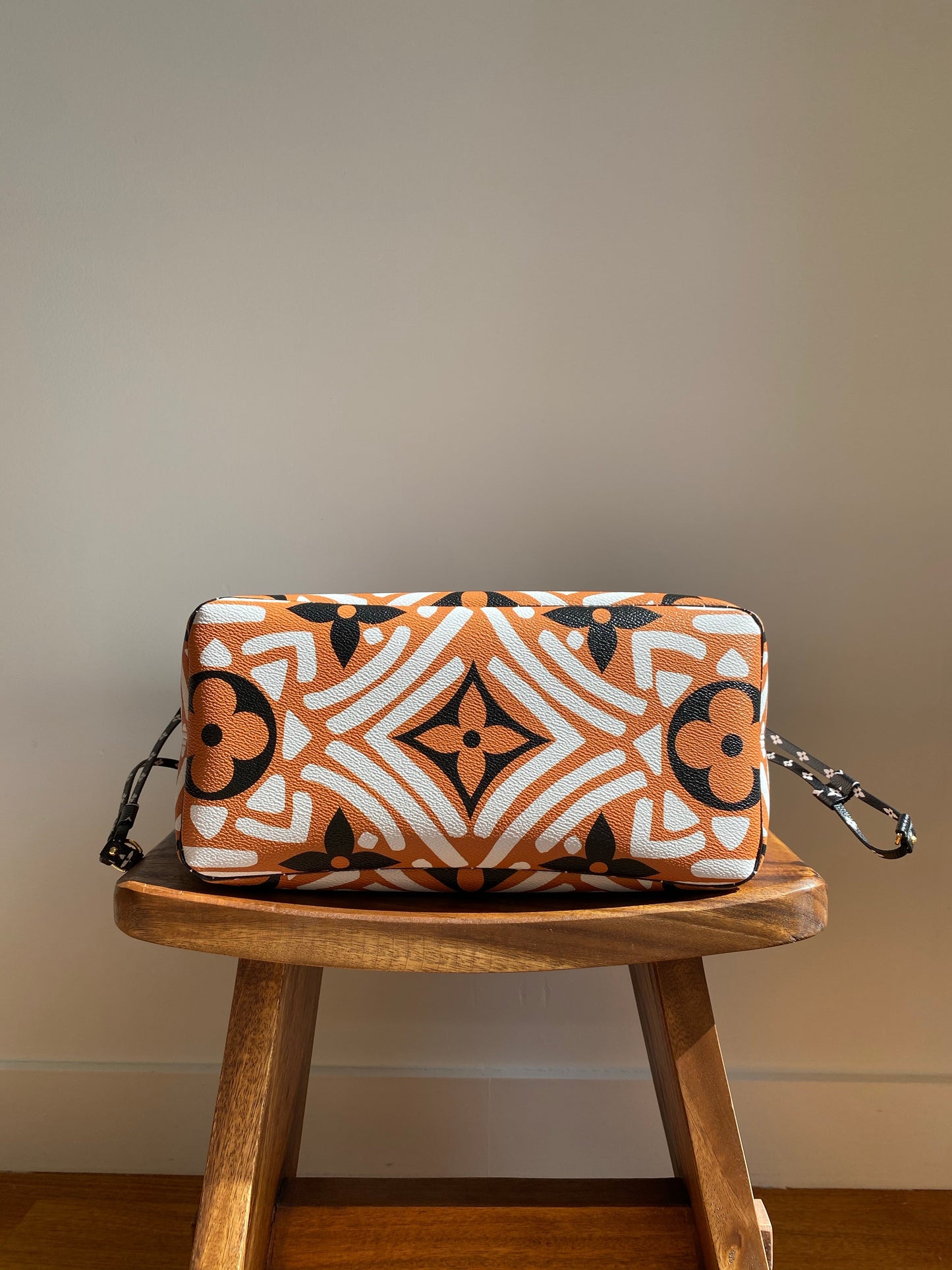 Louis Vuitton LV Crafty Neverfull MM Monogram Canvas M56584 Caramel Cream