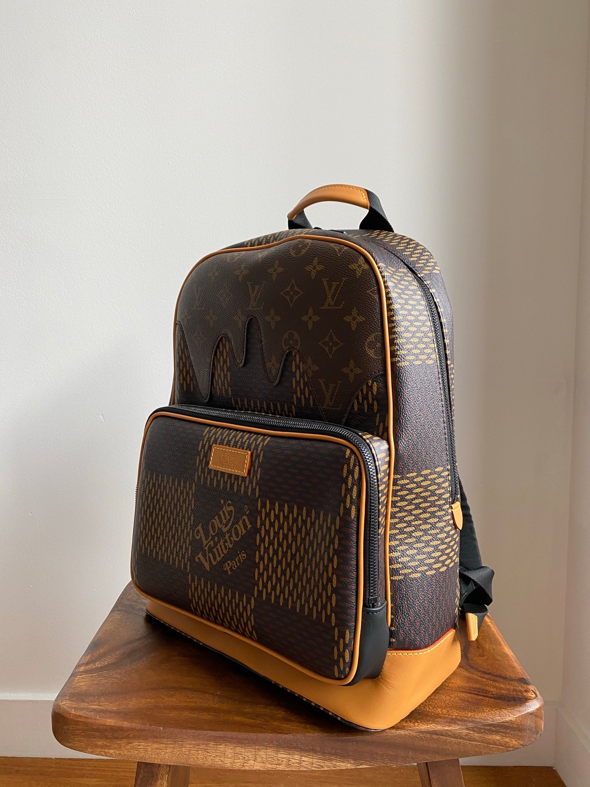 Louis Vuitton Campus Backpack N40380 Damier Ebene Canvas Backpack