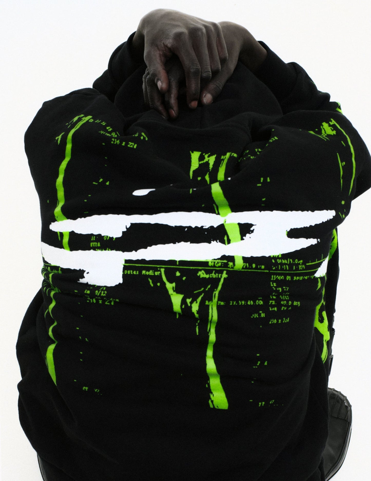 SP5DER X-Ray Hoodie – Black - Detail View 13