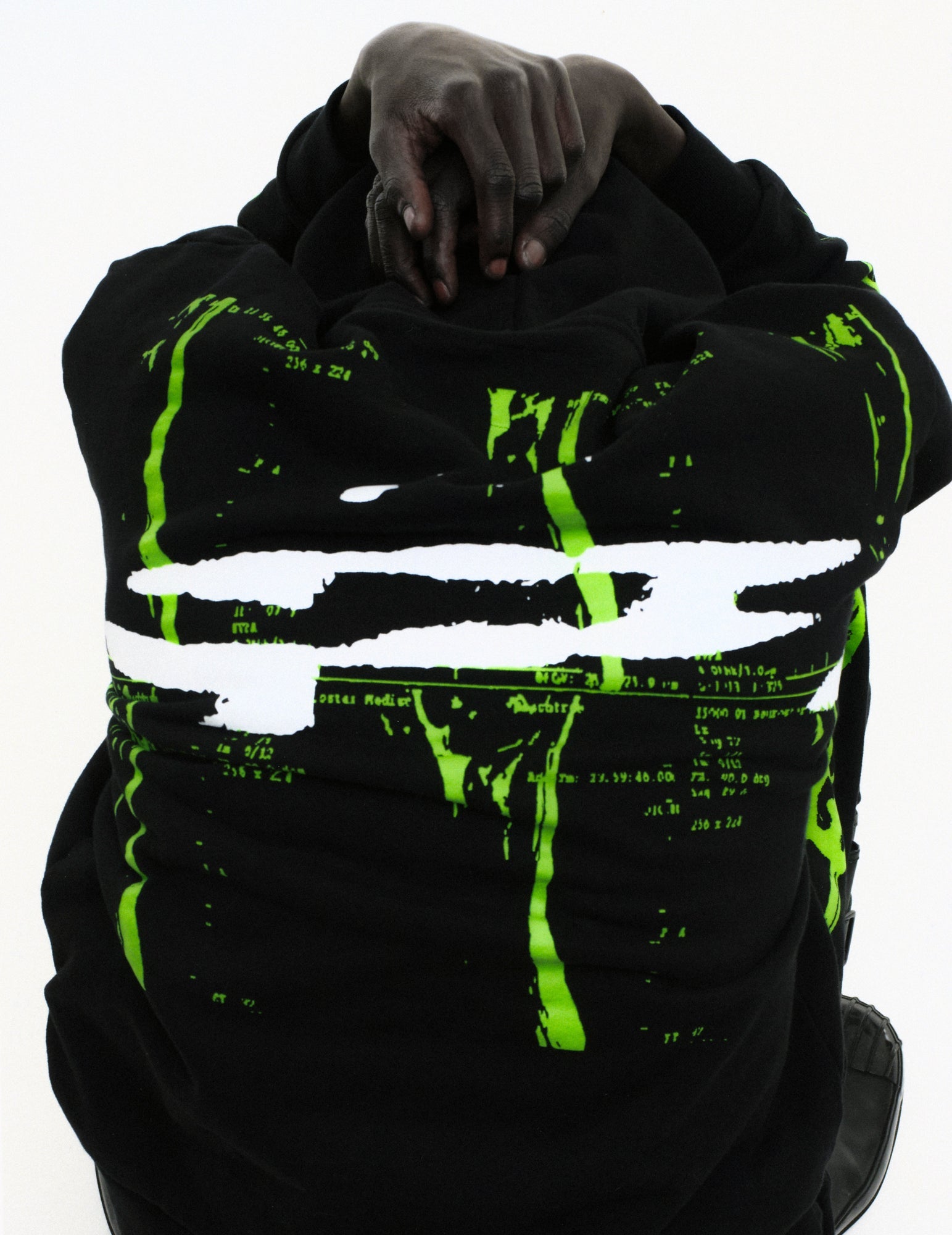 SP5DER X-Ray Hoodie – Black - Detail View 13