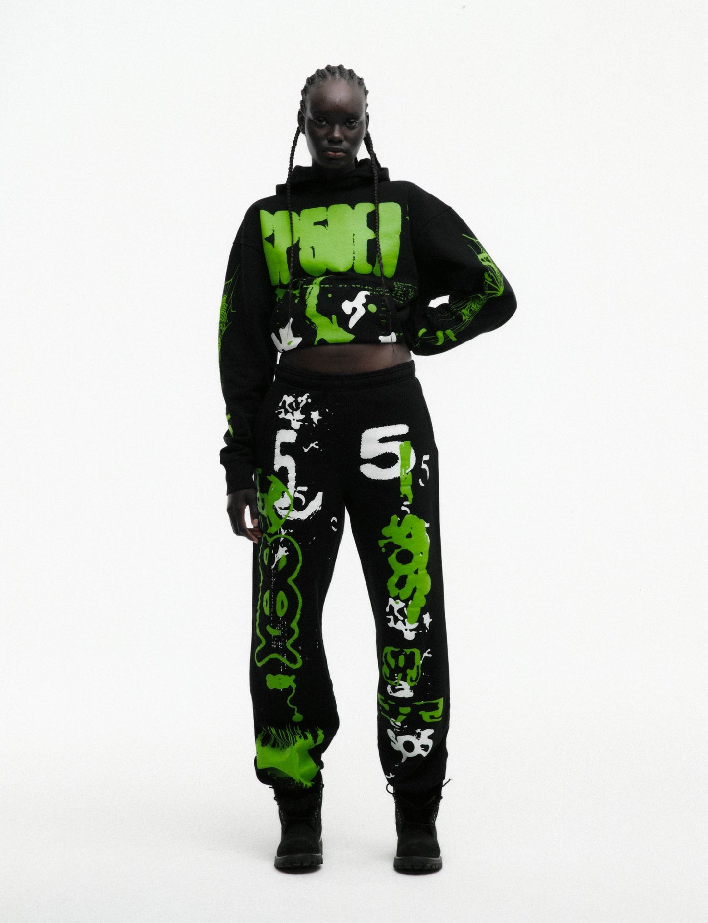 Sp5der X-ray Sweatpant - Black