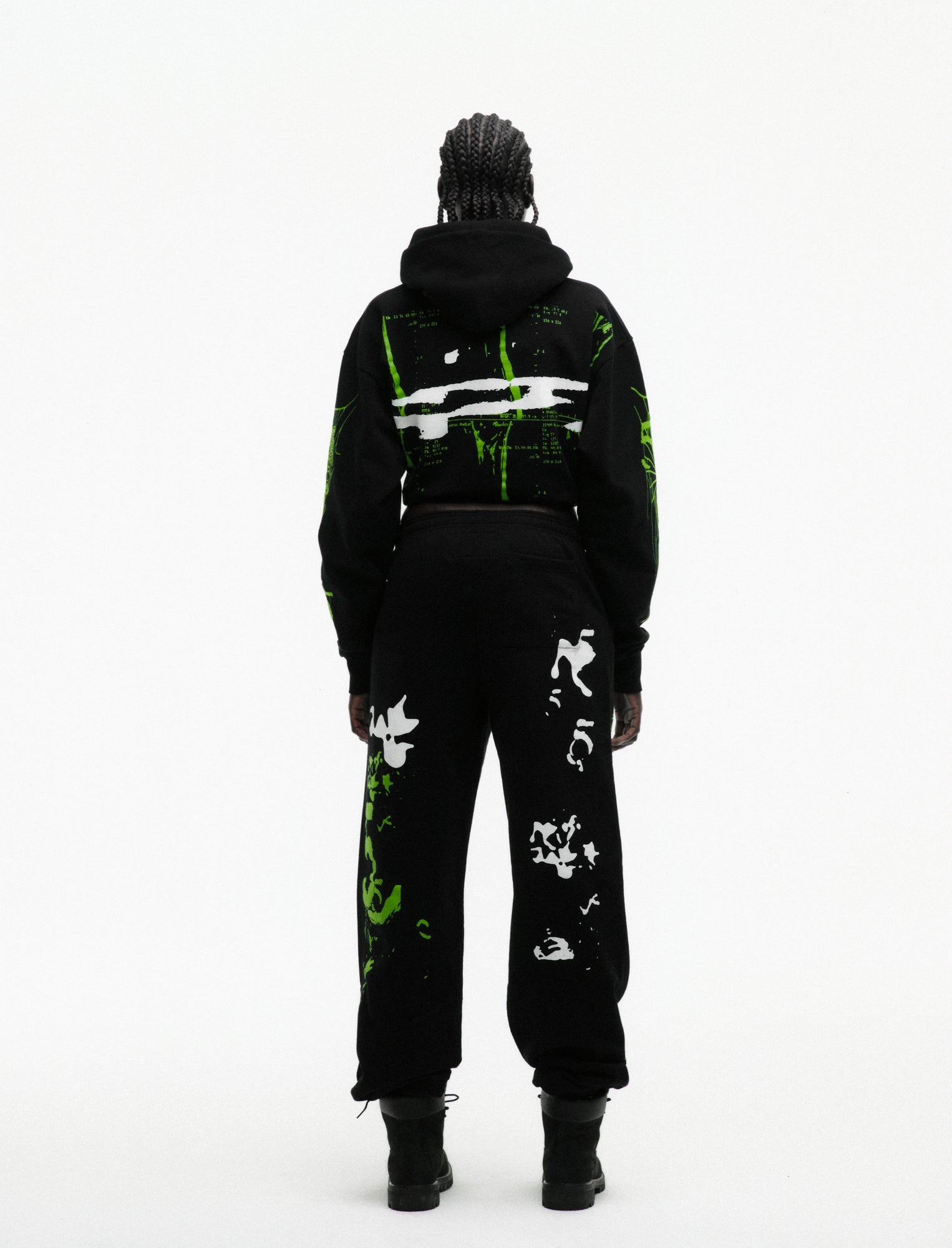SP5DER X-Ray Hoodie – Black - Detail View 10