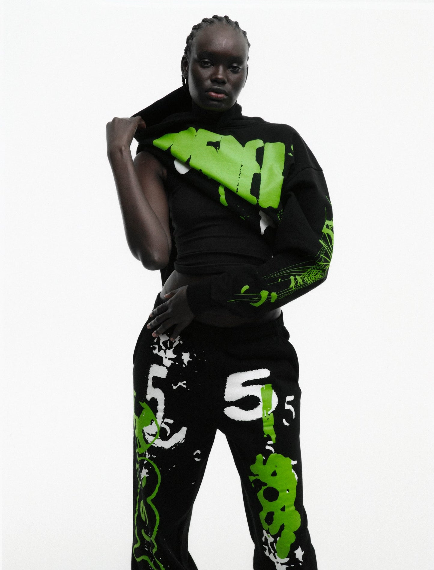 SP5DER X-Ray Hoodie – Black - Detail View 12
