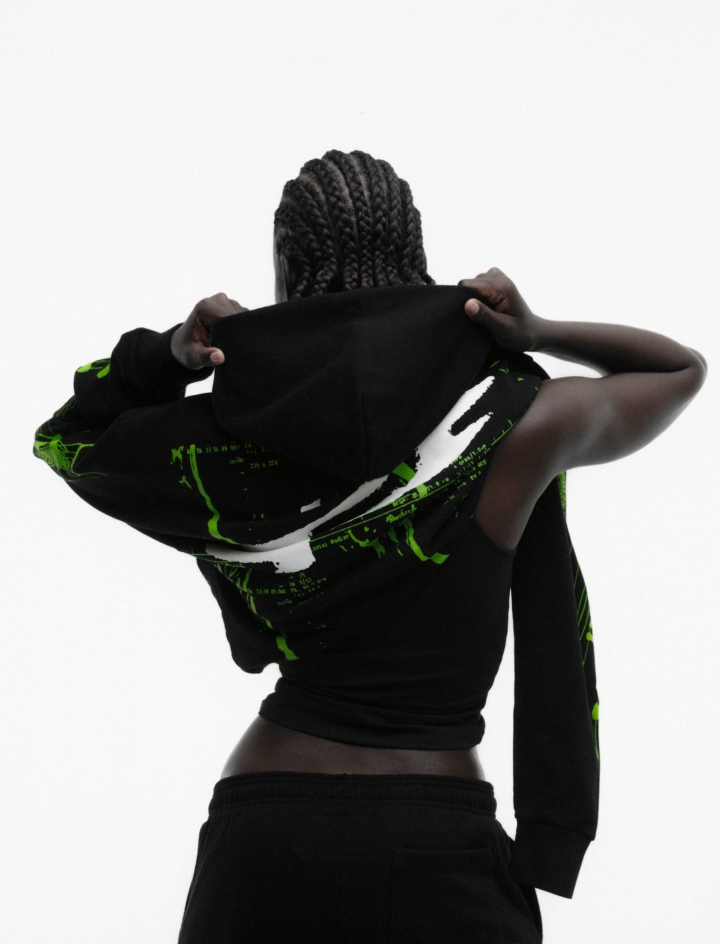 SP5DER X-Ray Hoodie – Black - Detail View 14