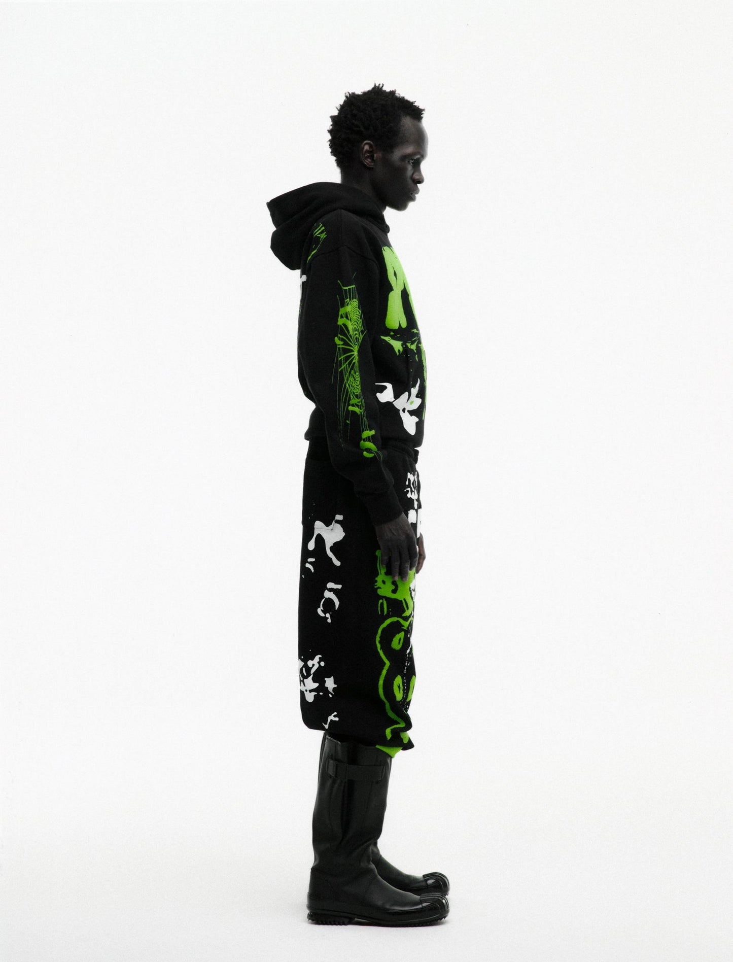 SP5DER X-Ray Hoodie – Black - Detail View 7