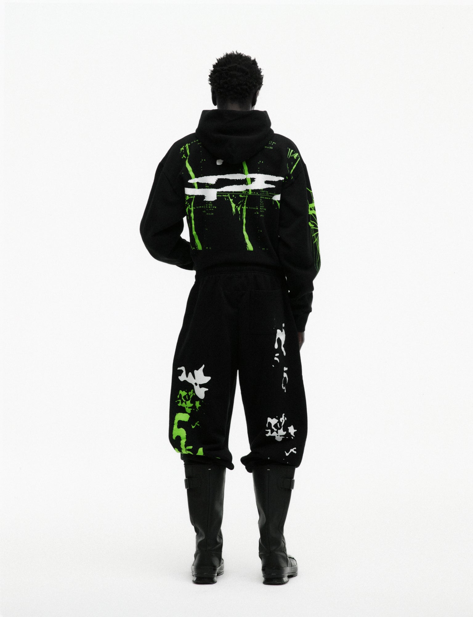 SP5DER X-Ray Hoodie – Black - Detail View 9