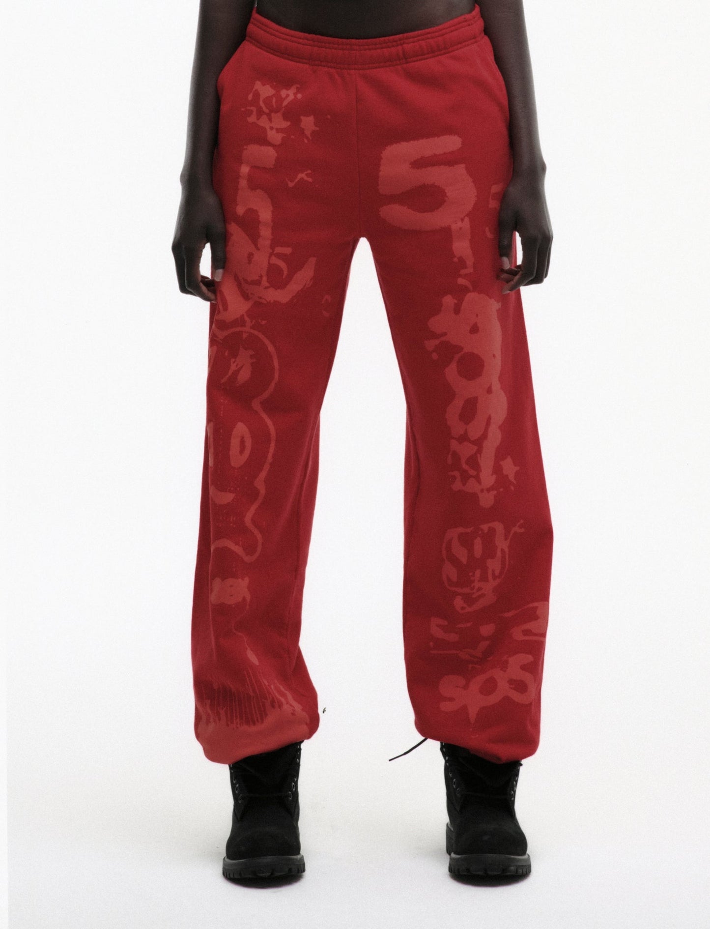 Sp5der X-ray Sweatpant - Red