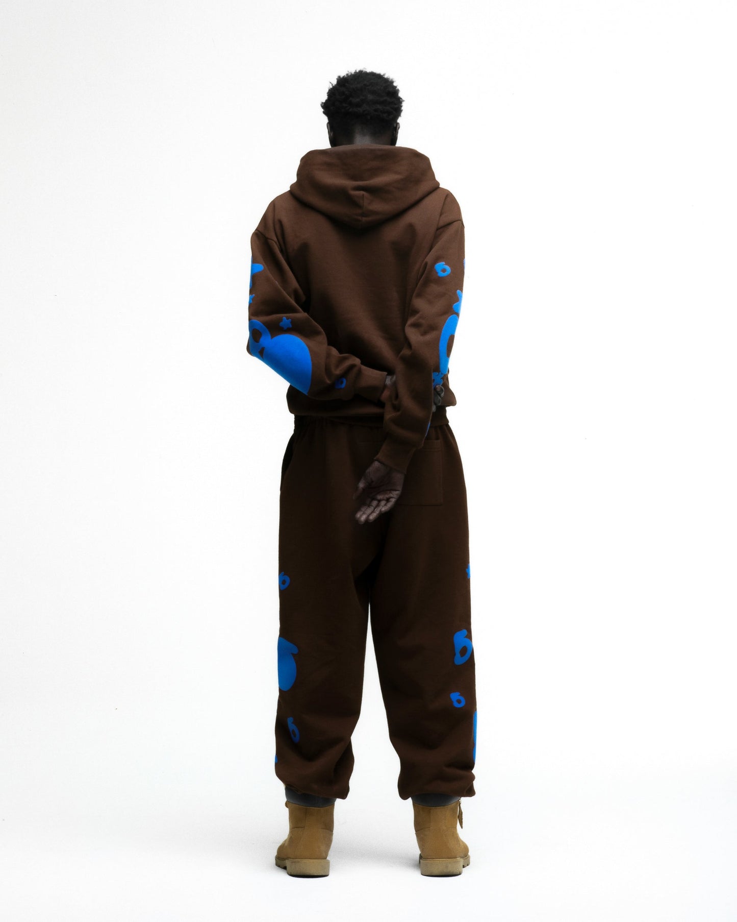 SP5DER Beluga Hoodie – Brown - Detail View 8