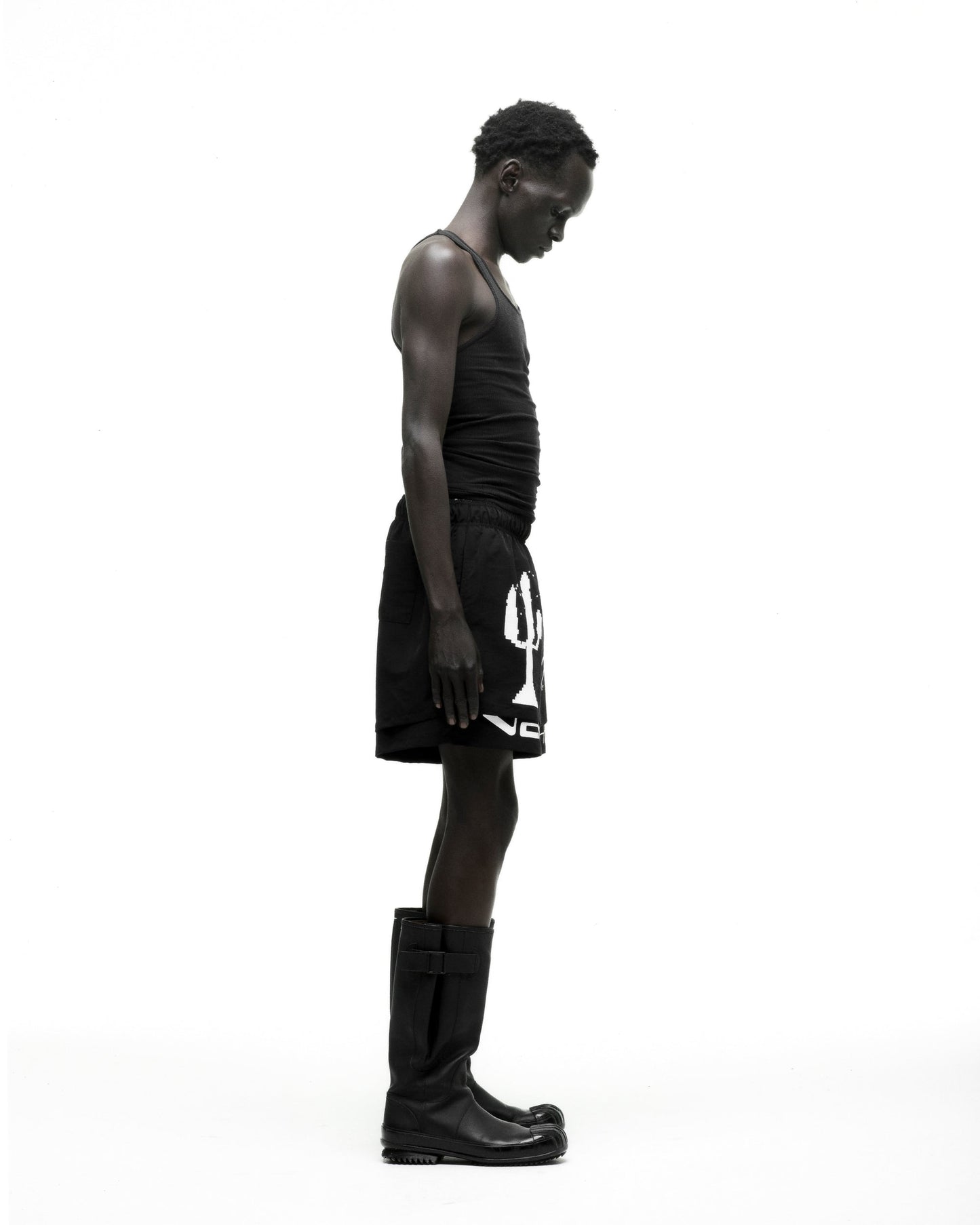 SP5DER VAA Double Layer Short in Black